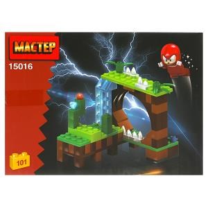 Конструктор супер-ёжик (красный), 101 дет. МАСТЕР 15016-KY