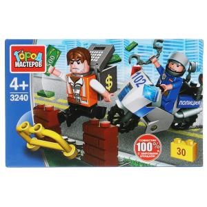Конструктор погоня за воришкой, 30 дет. Город мастеров 3240-UU