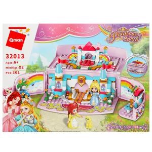 Конструктор пласт. замок, с фигурками и аксесс., 301дет. в кор. в кор.12шт BRICK32013