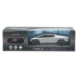 Машина ру tesla cybertruck, свет, 24,5 см, серебристый, кор Технопарк ELPICK-24L-GY (48)