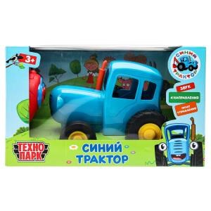Модель р/у СИНИЙ ТРАКТОР 20 см, звук, синий, 4 направления пульт, кор. Технопарк в кор.36шт BLUTRA-20RCS-BU-WOD