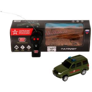 Машина р/у УАЗ ПАТРИОТ АРМИЯ РОССИИ 15,5 см, свет, зеленый, кор. Технопарк в кор.36шт PATRIOT-15RCARR-GN