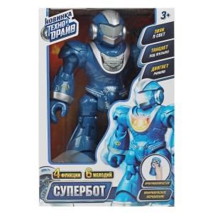 Робот на р/у супербот свет-звук, движение, кор.18,5*27*9,5см ТЕХНОДРАЙВ в кор.36шт B2021728-R