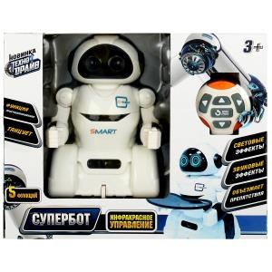 Робот на р/у свет/звук, движение, кор.22,8*18,5*8,2см ТЕХНОДРАЙВ в кор.2*24шт 2105F195-R