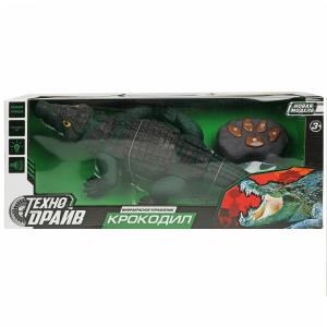Крокодил на инфракрасном управлении свет-звук, движение, кор.40*25*15см ТЕХНОДРАЙВ в кор.2*12шт 1510F380-R
