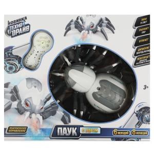 Паук на инфр. упр., свет-звук, пар, движение. кор.37,5*32*11,5см ТЕХНОДРАЙВ в кор.16шт 2104F139-R