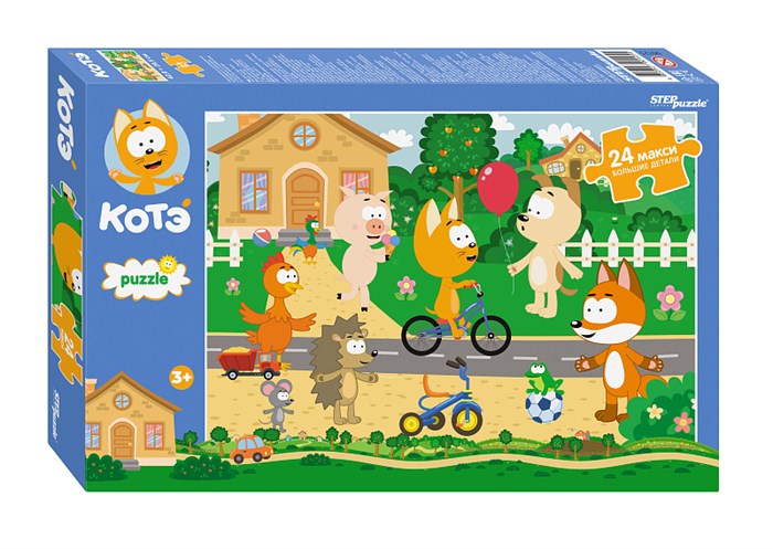 Пазл maxi 24 "Котэ" (Биг Папа) # 90125