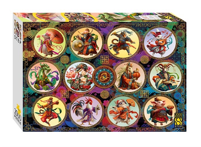 Пазл 2000 "Китайский гороскоп" # 84063