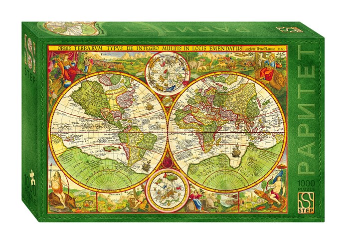 Пазл 1000 "Карта мира Планциуса. 1594" # 79256