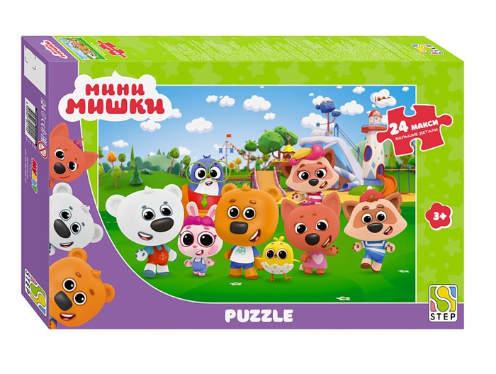 Пазл maxi 24 "Мини мишки" (0+ Медиа) # 90115
