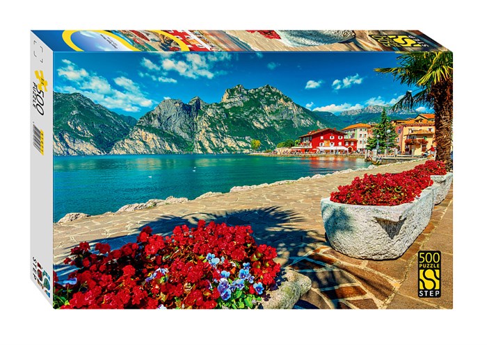 Пазл 500 "Озеро Гарда, Италия" # 91071