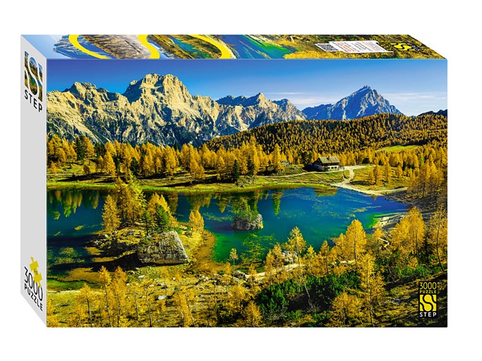 Пазл 3000 "Озеро Федера. Италия" # 85031