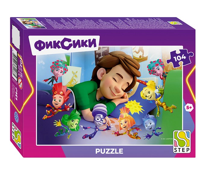 Пазл 104 "Фиксики. Новый сезон" (Аэроплан) # 82266