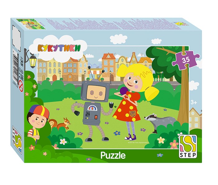 Пазл 35 "Кукутики" (Биг Папа) # 91487