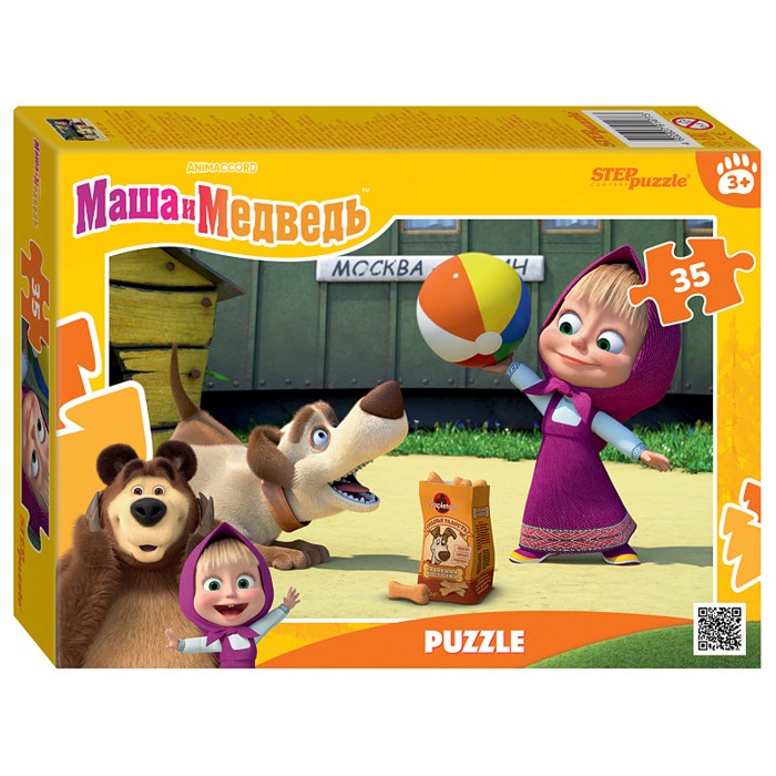 Мозаика "puzzle" 35 "Маша и Медведь. Лесные истории" (Анимаккорд) # 91477
