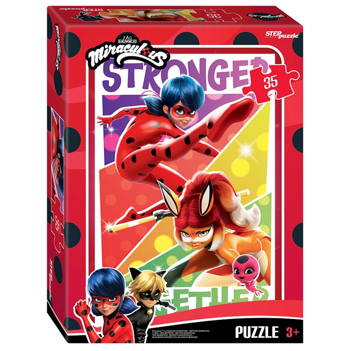 Мозаика "puzzle" 35 "Леди Баг и Супер-Кот" (ZAGTOON – METHOD) # 91476