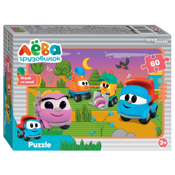 Мозаика "puzzle" 60 "Грузовичок Лёва. Друзья" (ООО "Первый проект") # 81254