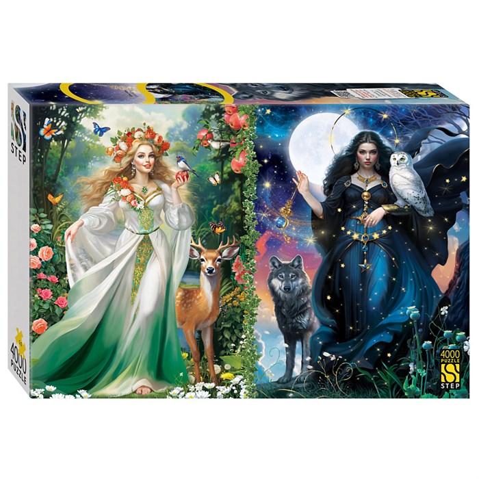 Пазл 4000 "День и ночь" # 85423