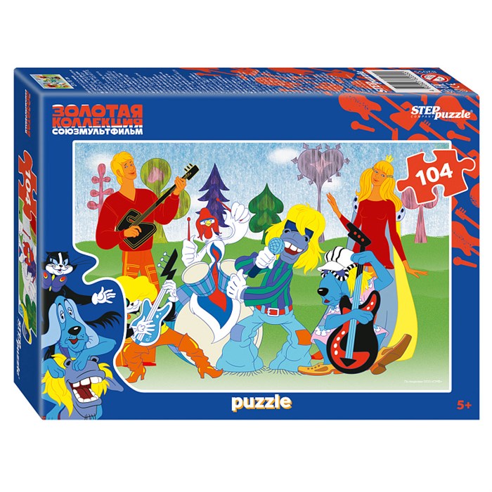 Мозаика "puzzle" 104 "Бременские музыканты. Золотая коллекция" (С/м) # 82055