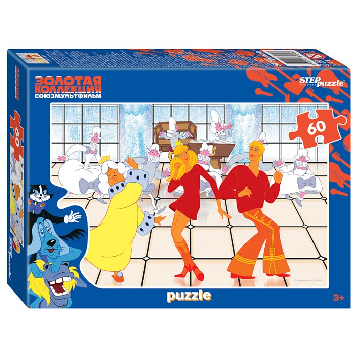 Мозаика "puzzle" 60 "Бременские музыканты. Золотая коллекция" (С/м) # 81043