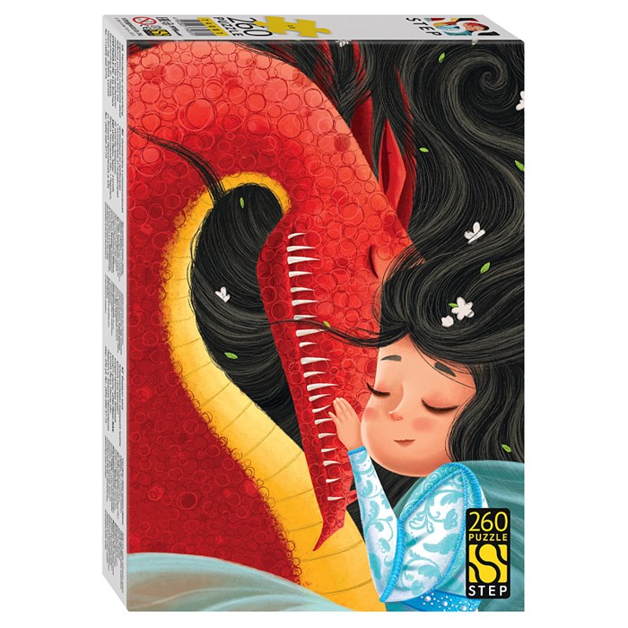 Мозаика "puzzle" 260 "Девочка и дракон" # 74081