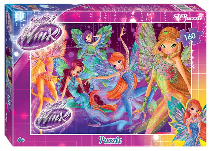 Мозаика "puzzle" 160 "Winx  - 2" (Rainbow) # 94072
