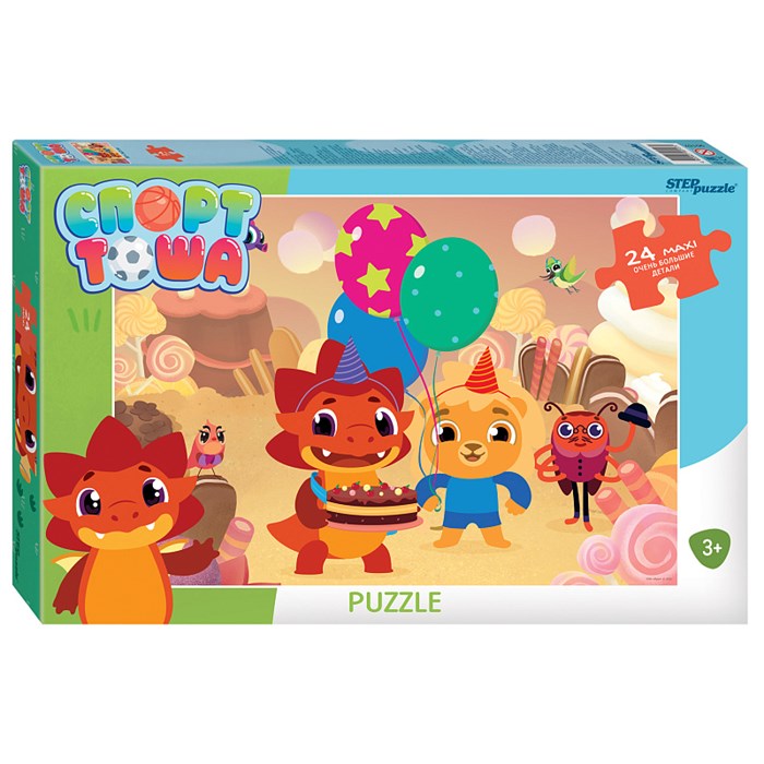 Мозаика "puzzle" maxi 24 "Спорт Тоша" (ТойРой Медиа) # 90107