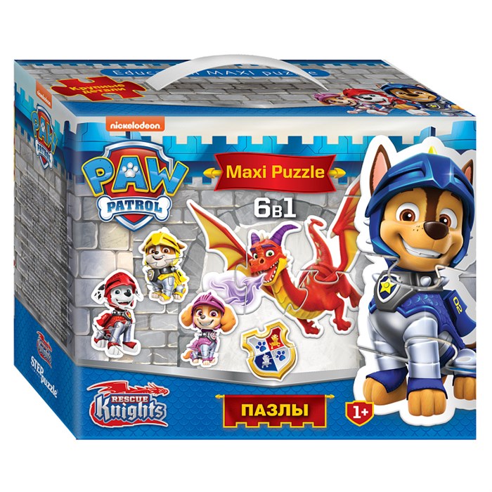 Мозаика "puzzle" 6в1 "Щенячий патруль" (Никелодеон) # 68005