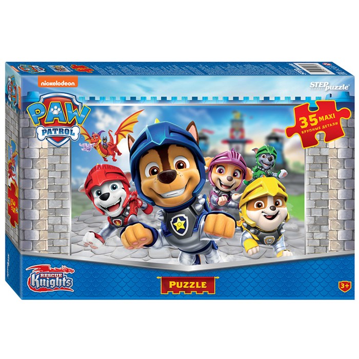 Мозаика "puzzle" 35 MAXI "Щенячий патруль (new 1)" (Никелодеон) # 91267