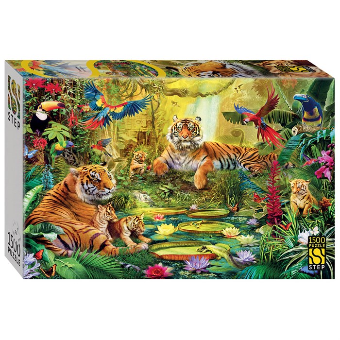 Мозаика "puzzle" 1500 "В джунглях" # 83073