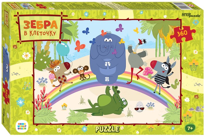 Мозаика "puzzle" 360 "Зебра в клеточку" (С/м) # 73085