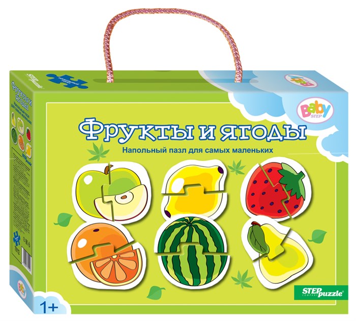 Напольный пазл-мозаика Фрукты и ягоды (Baby Step) (малые) # 70112