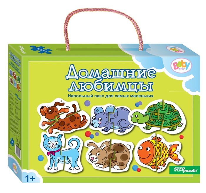 Напольный пазл-мозаика Домашние любимцы (Baby Step) (малые) # 70109