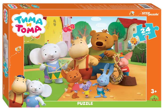 Мозаика puzzle maxi 24 Тима и Тома (Мармелад Медиа) # 90066