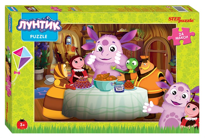 Мозаика puzzle maxi 24 Лунтик (Мельница) # 90018