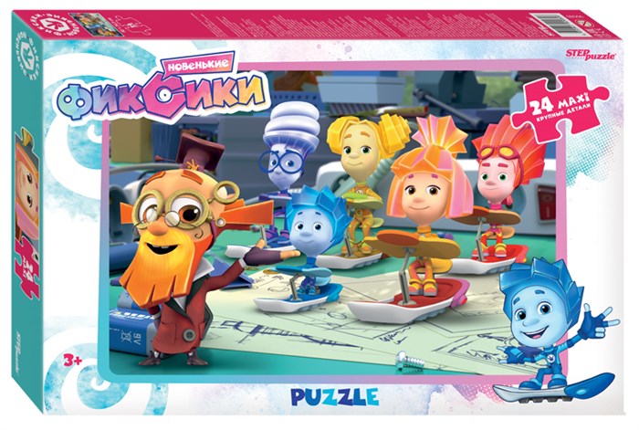 Мозаика puzzle maxi 24 Фиксики (Аэроплан) # 90080