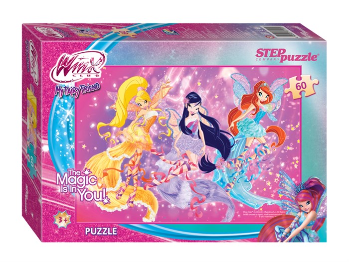 Мозаика "puzzle" 60 "Winx" (Rainbow) # 81124