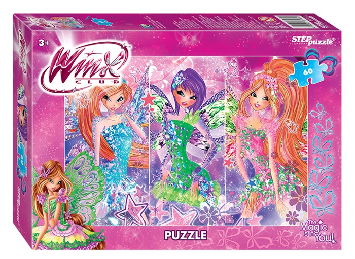 Мозаика "puzzle" 60 "Winx - 2" (Rainbow) # 81161