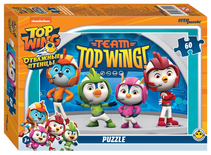 Мозаика puzzle 60 Отважные птенцы (Никелодеон) # 81200