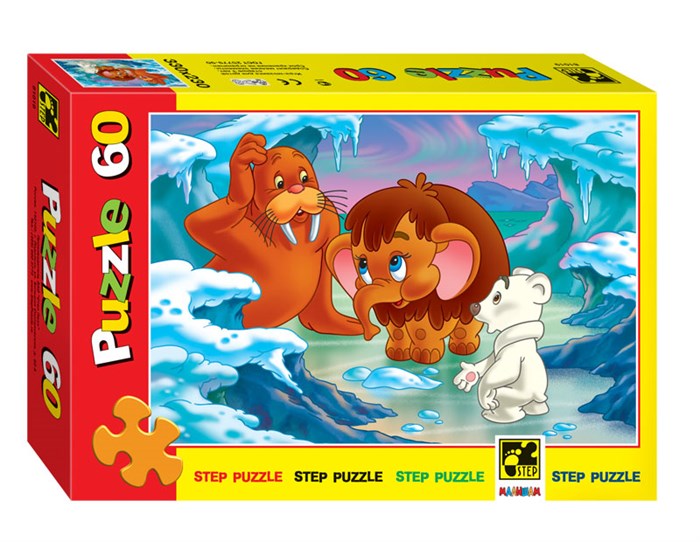 Мозаика puzzle 60 Мамонтёнок (Т/о Экран) # 81019