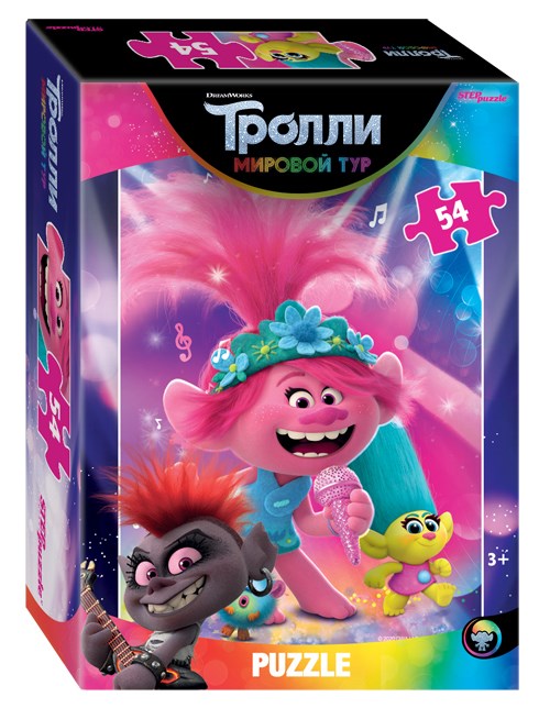 Мозаика puzzle 54 Trolls - 2 (DreamWorks) # 71173