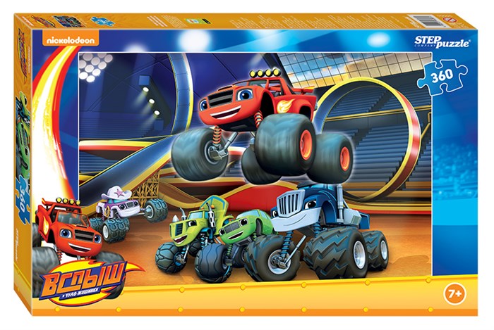 Мозаика puzzle 360 Вспыш и чудо-машинки (Никелодеон) # 96066