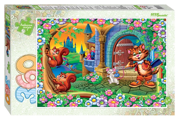 Мозаика "puzzle" 360 "Кот  в сапогах" (Любимые сказки) # 73073