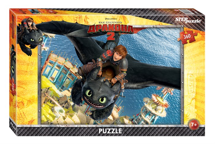 Мозаика "puzzle" 360 "Драконы" (Dreamworks) # 96030