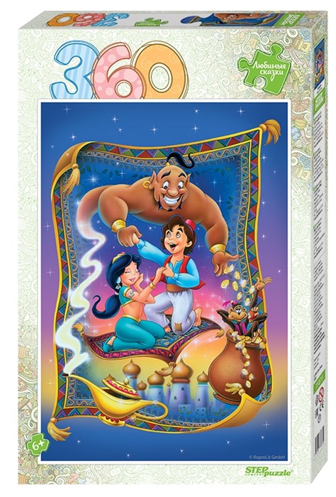 Мозаика "puzzle" 360 "Аладдин" (Любимые сказки) # 73075