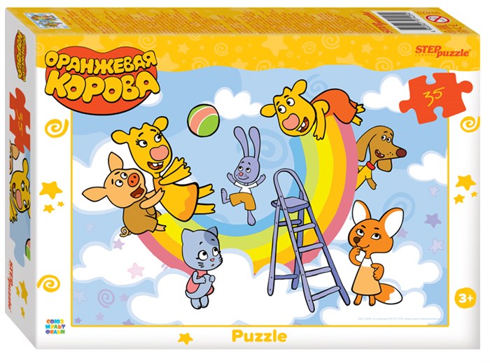 Мозаика "puzzle" 35 "Оранжевая корова" (С/м) # 91425