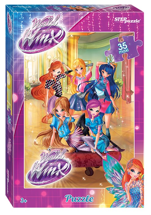 Мозаика puzzle 35 MAXI Winx - 2 (Rainbow) # 91229