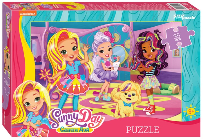 Мозаика puzzle 35 MAXI Sunny Day (Никелодеон) # 91252