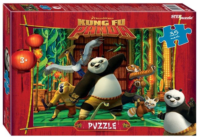 Мозаика puzzle 35 MAXI Кунг-фу Панда (DreamWorks, Мульти) # 91243