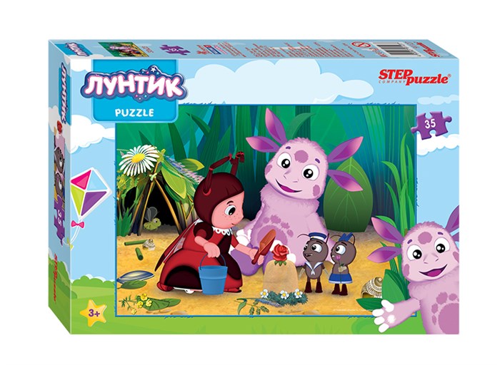 Мозаика puzzle 35 Лунтик (Мельница) # 91127